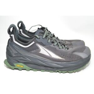 Altra Olympus 5 Mens US 9 Sneakers Black Gray‎ Trail Hiking Shoes AL0A7R6P020
